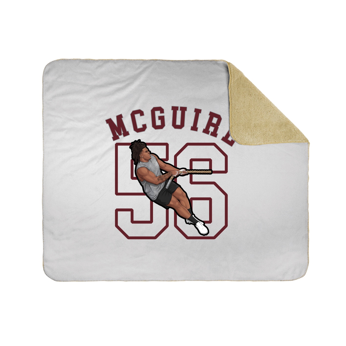 Throw Blanket — Shirsey Arch in White