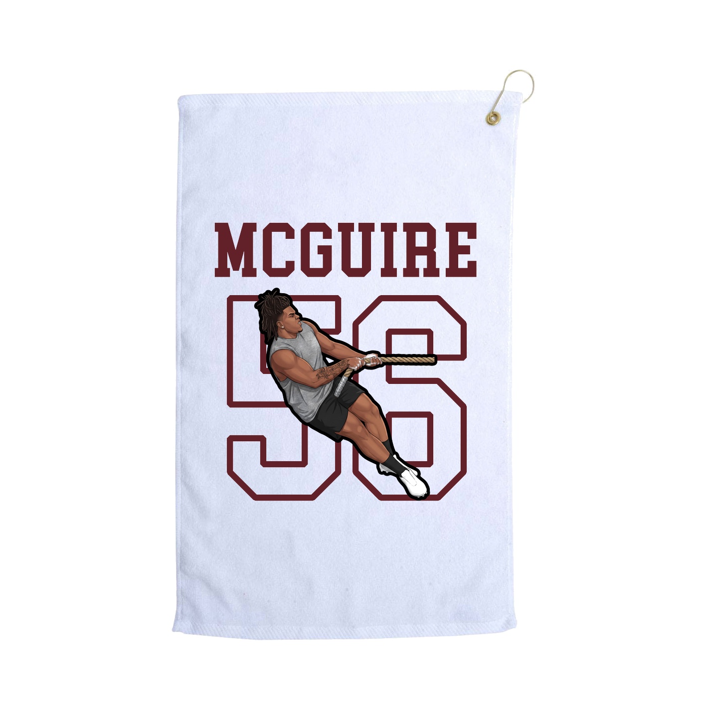 Golf Towel — Shirsey in White
