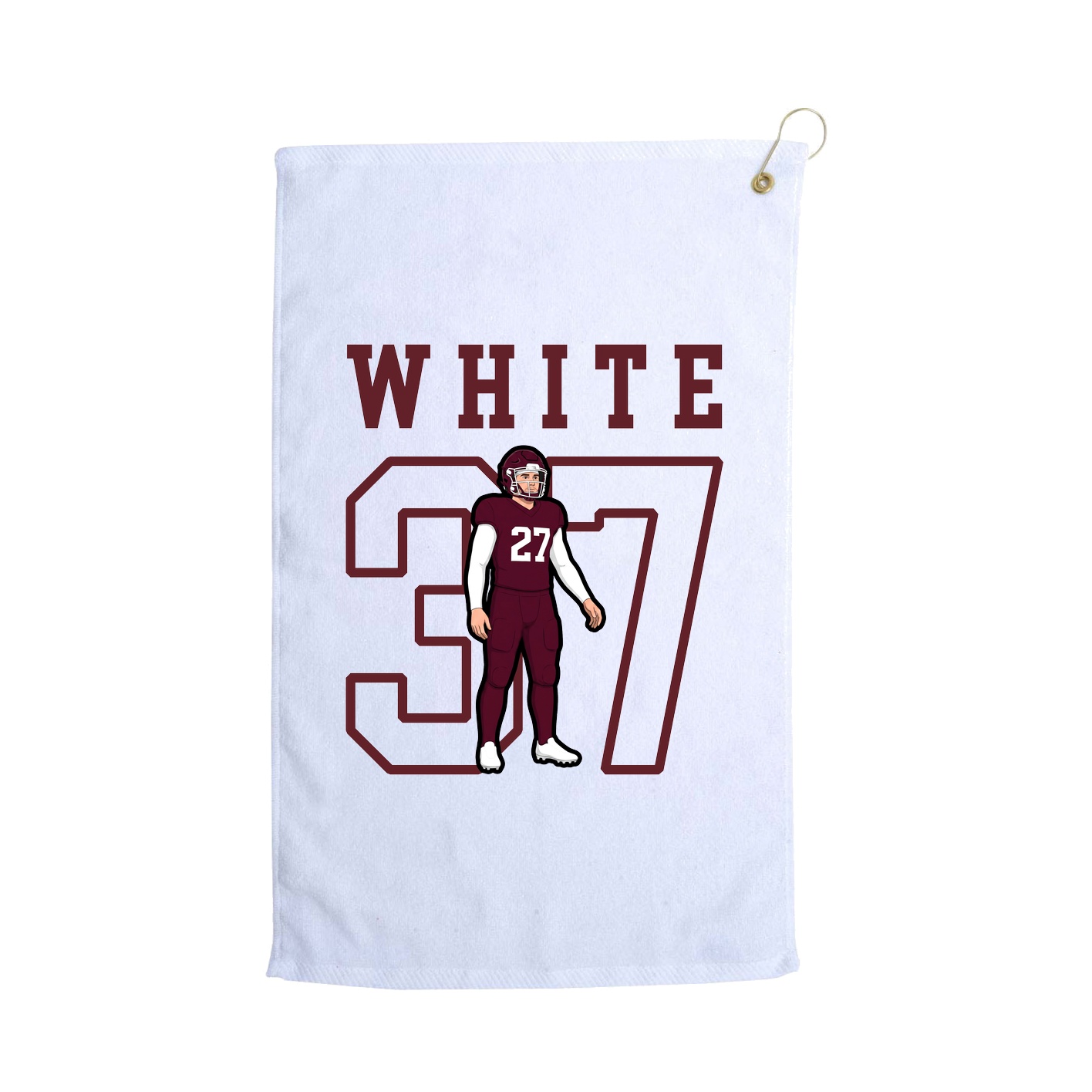 Golf Towel — Shirsey in White