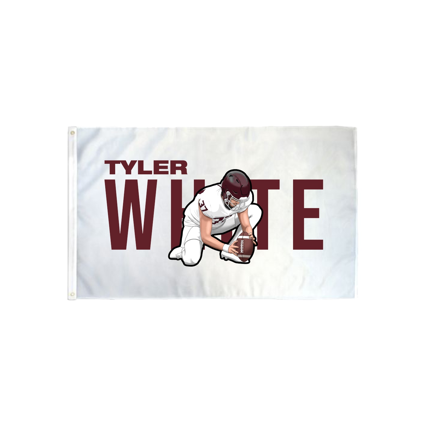3x5 Flag — Player Name in Classic