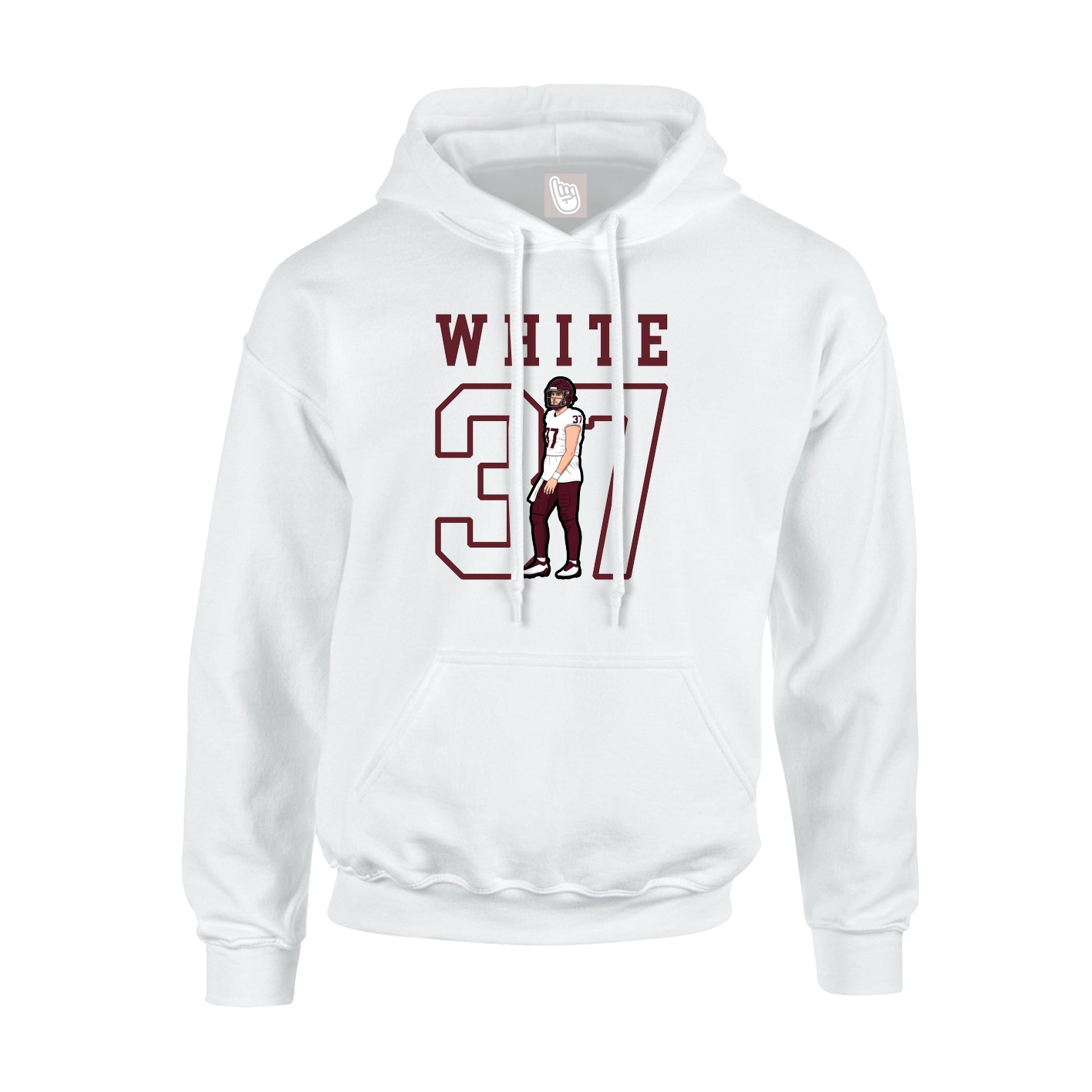 Youth Hoodie — Shirsey in White