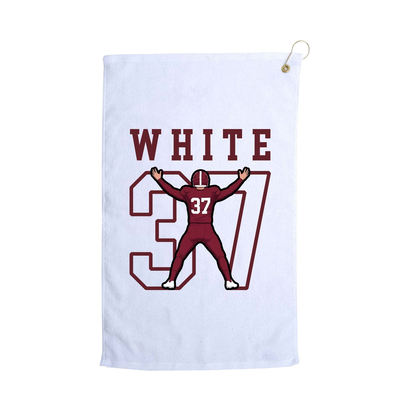 Golf Towel — Shirsey in White