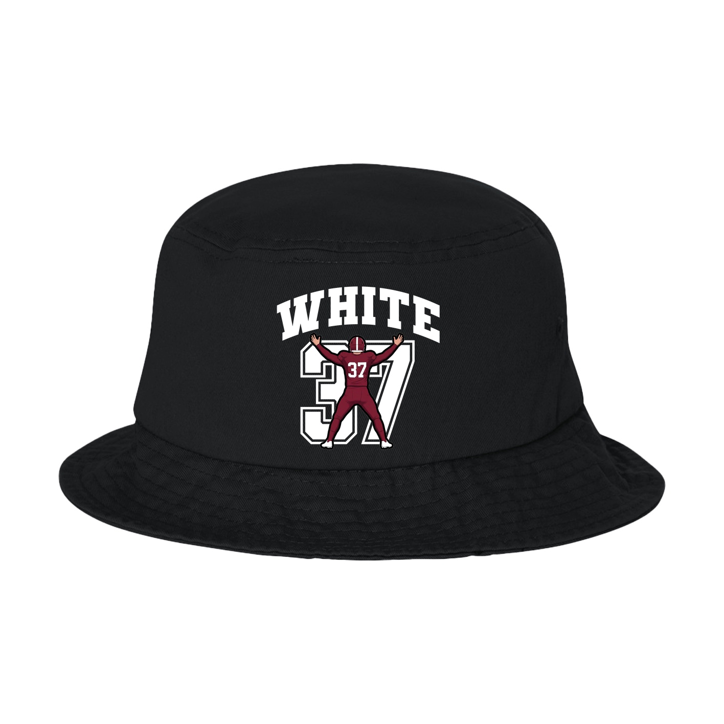 Bucket Cap — Number in Black