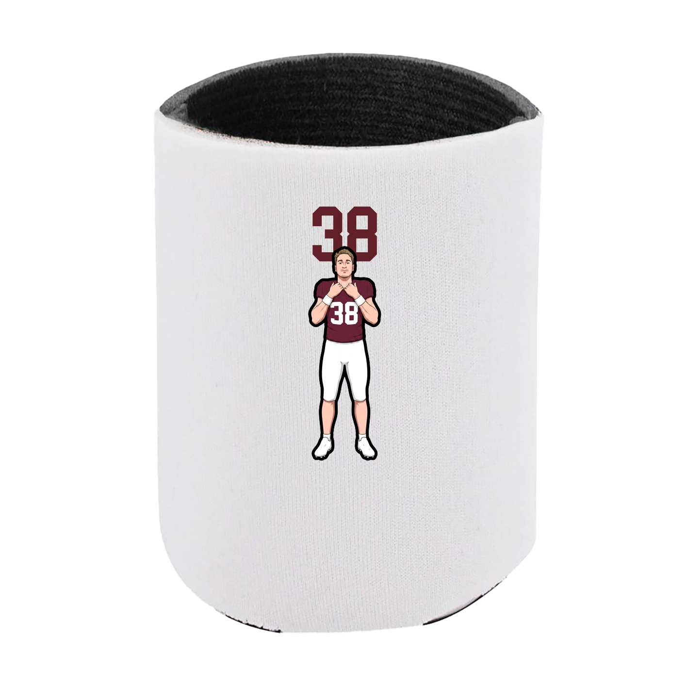 Can Holder — Number Top in White
