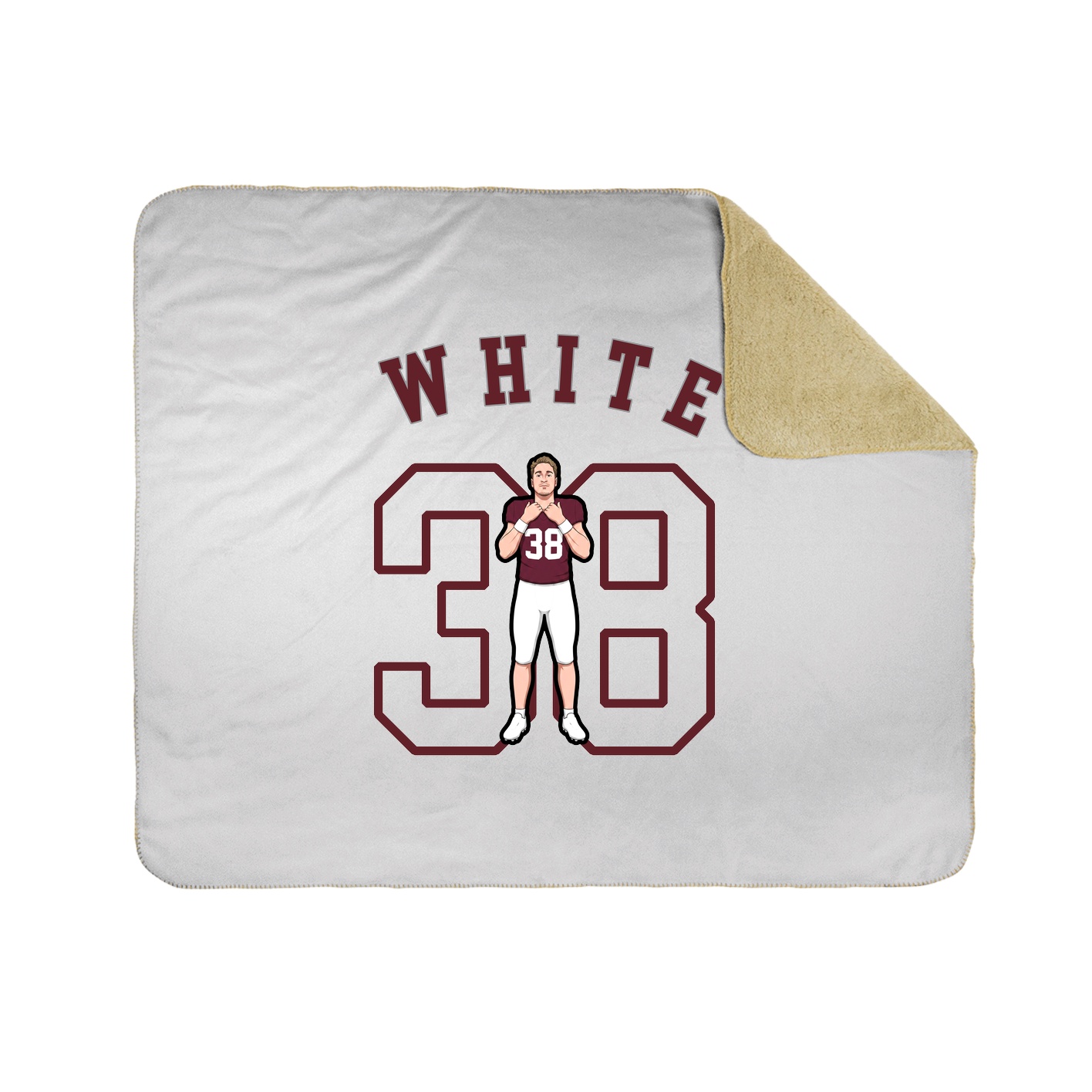 Throw Blanket — Shirsey Arch in White