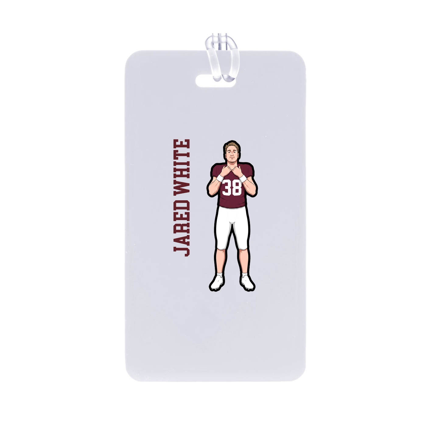 Bag Tag — Name Vertical in Classic