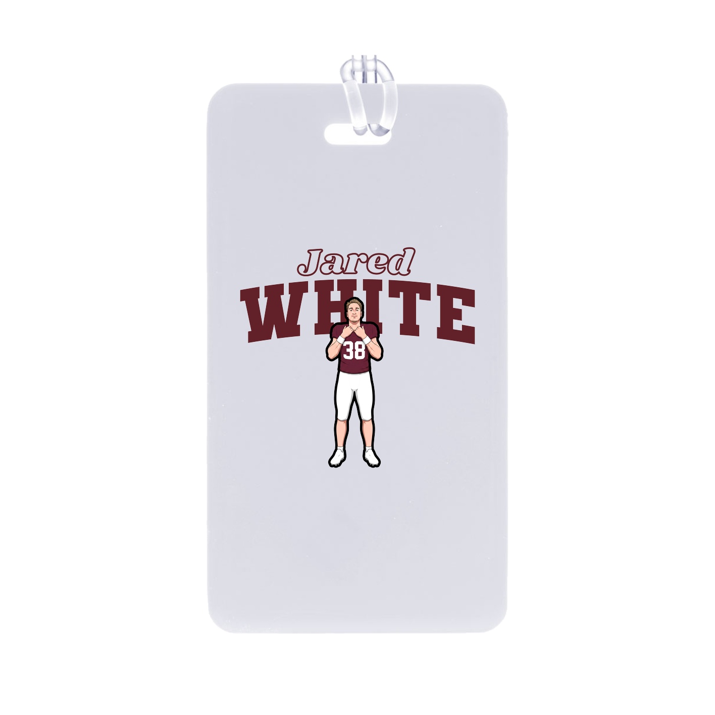 Bag Tag — Name Arch in Classic