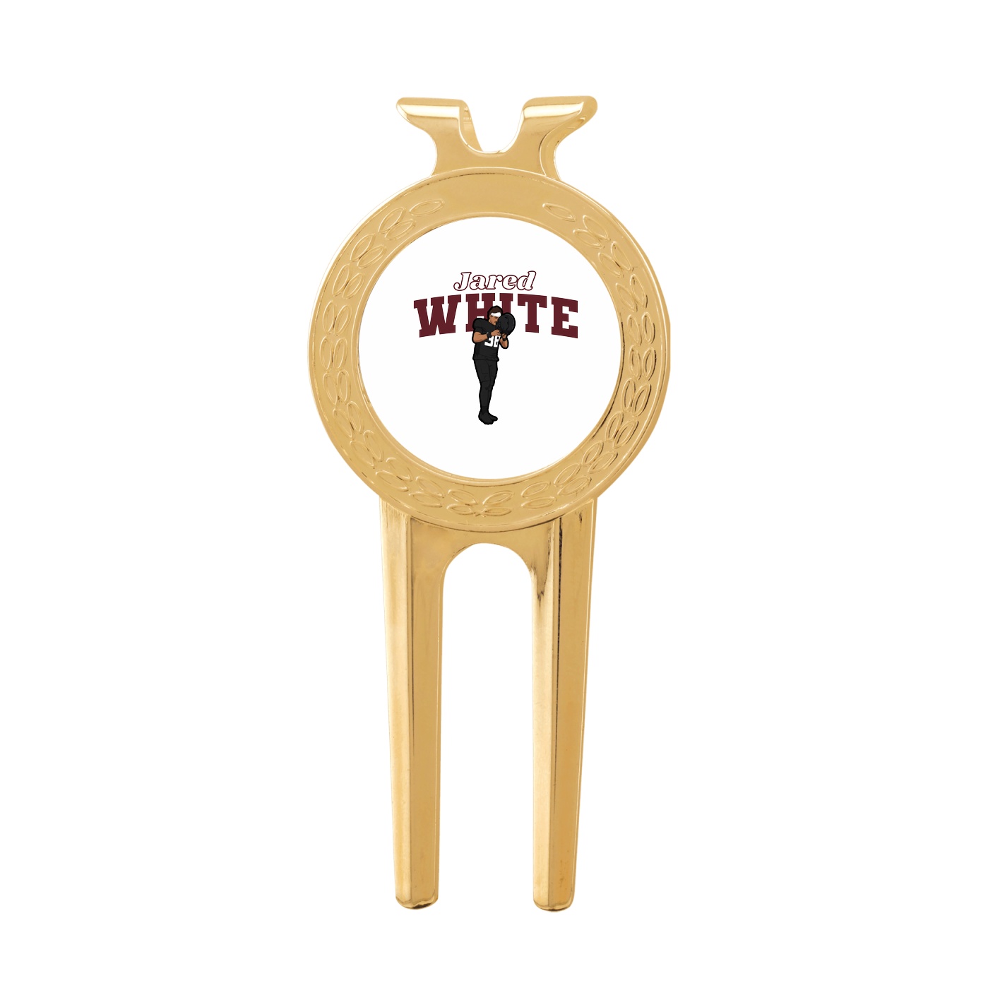 Divot Tool with Ball Marker — Name Arch in Classic