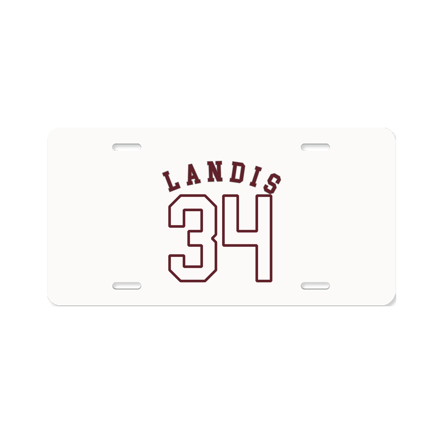License Plate — Shirsey Arch in Classic
