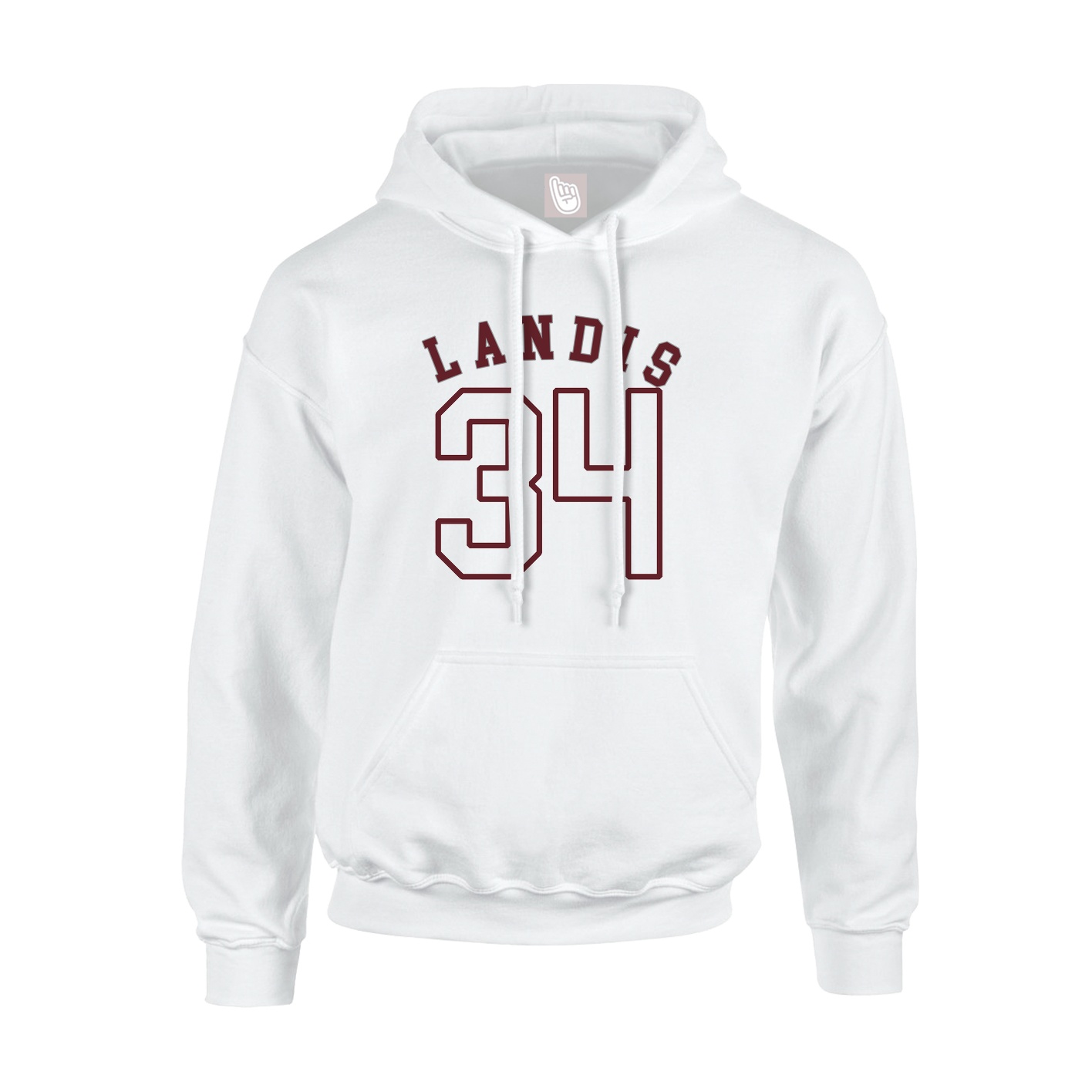 Hoodie — Shirsey Arch in White