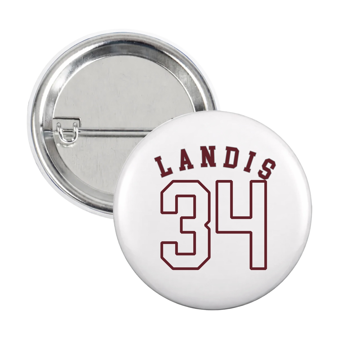 Game Day Button — Shirsey Arch in White