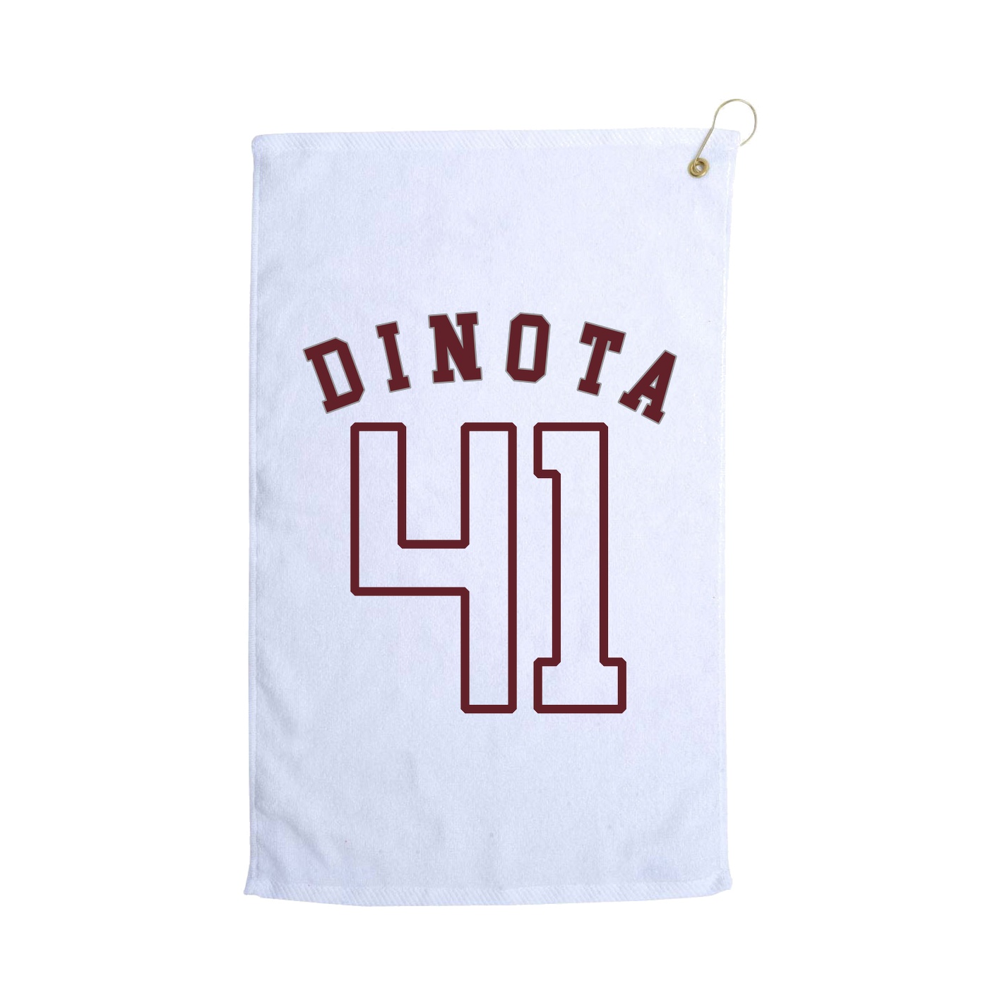 Golf Towel — Shirsey Arch in White