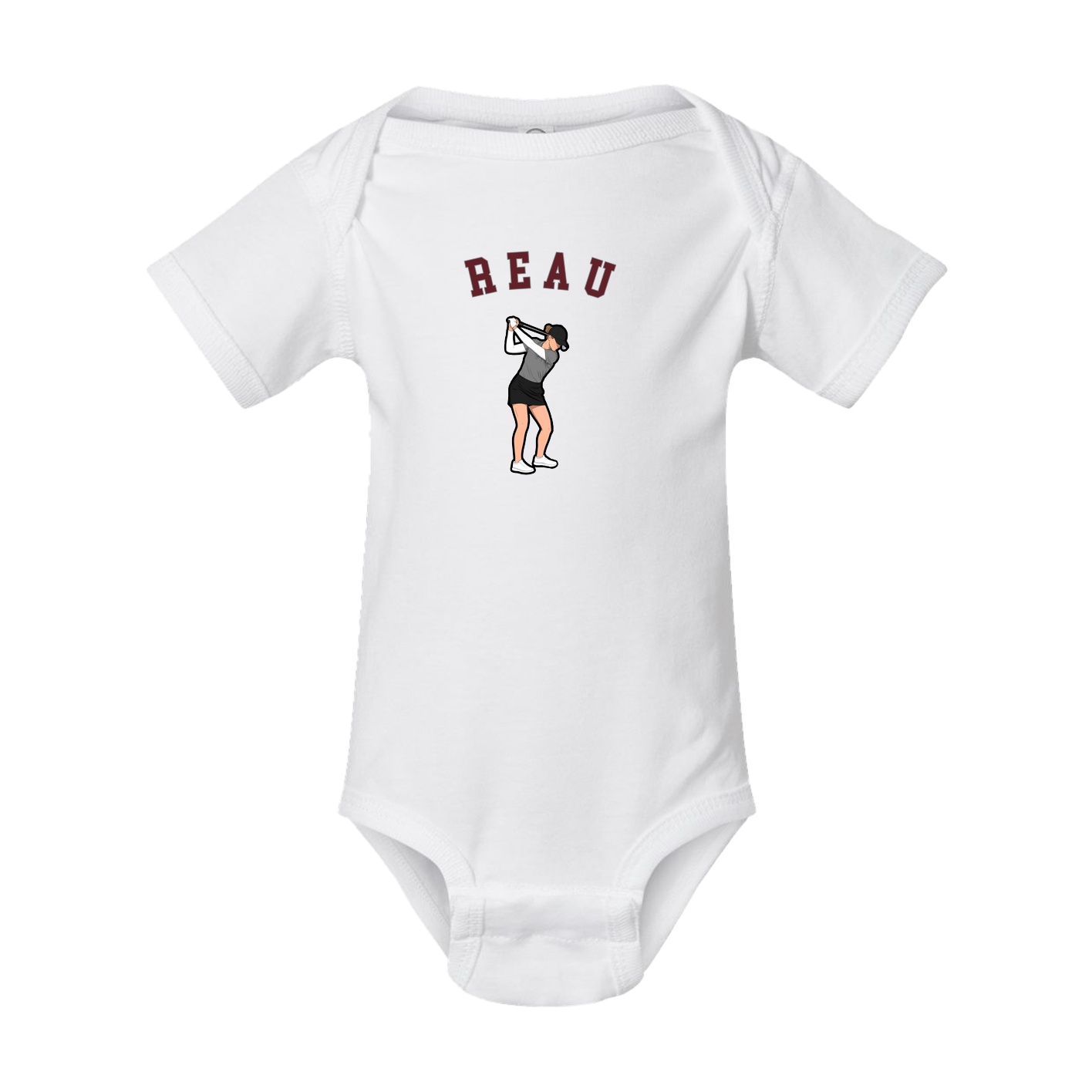 Baby Onesie — Shirsey Arch in White
