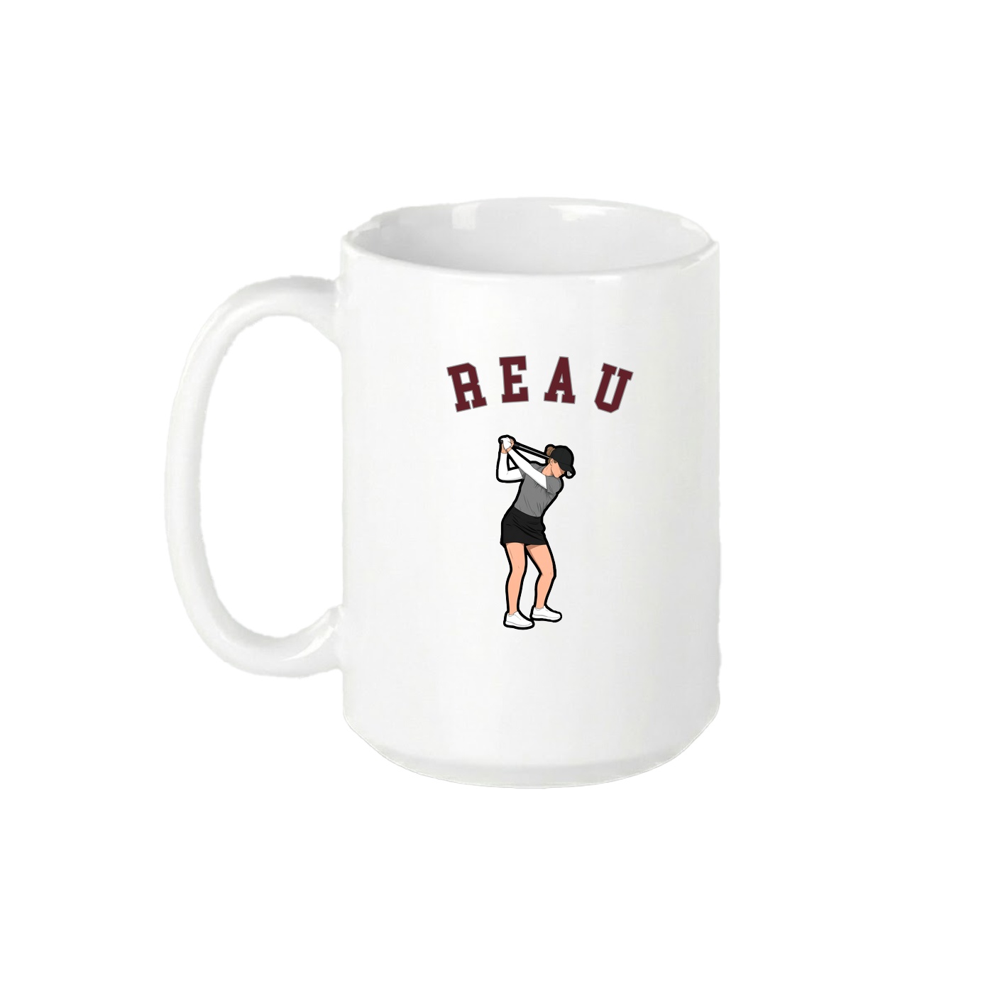 15oz Coffee Mug — Shirsey Arch in White