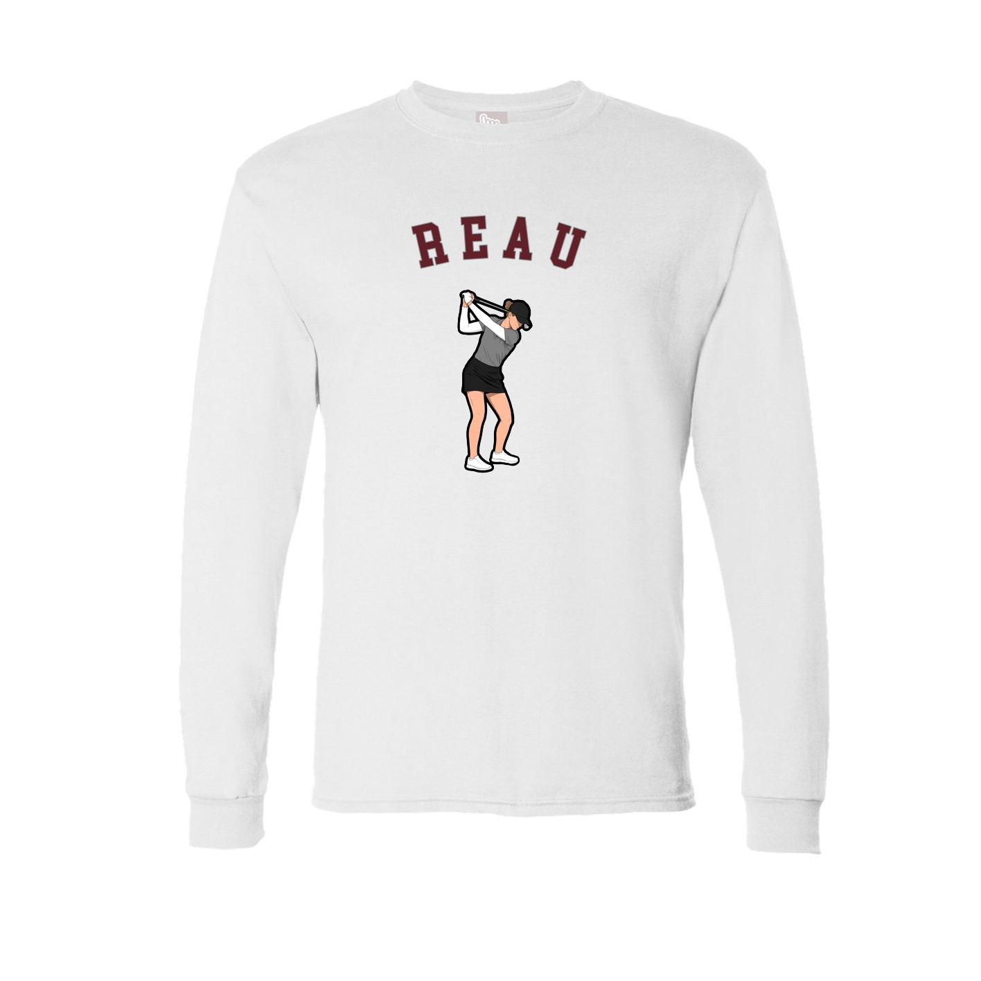 Long Sleeve Tee — Shirsey Arch in White