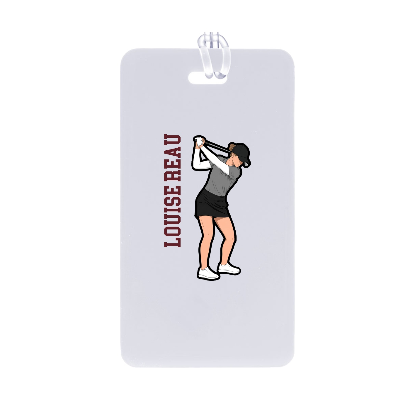 Bag Tag — Name Vertical in Classic