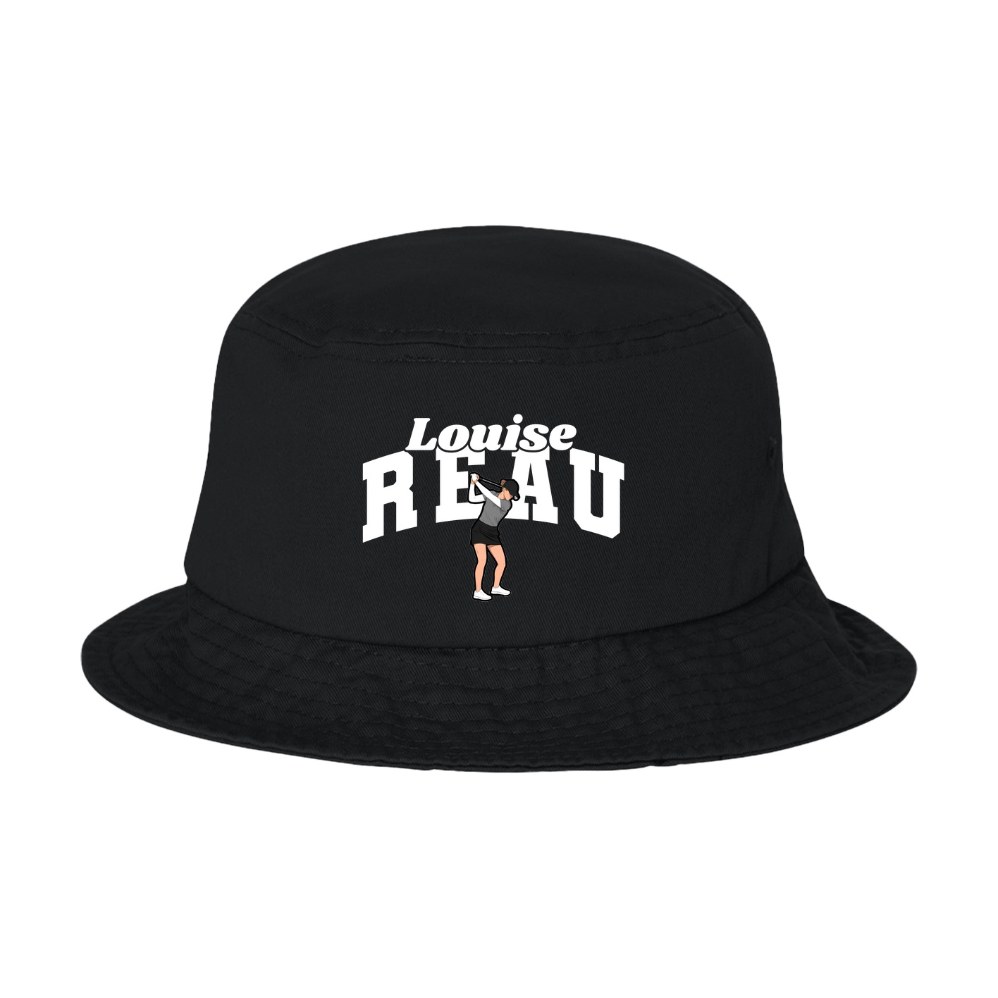 Bucket Cap — Signature Arch in Black
