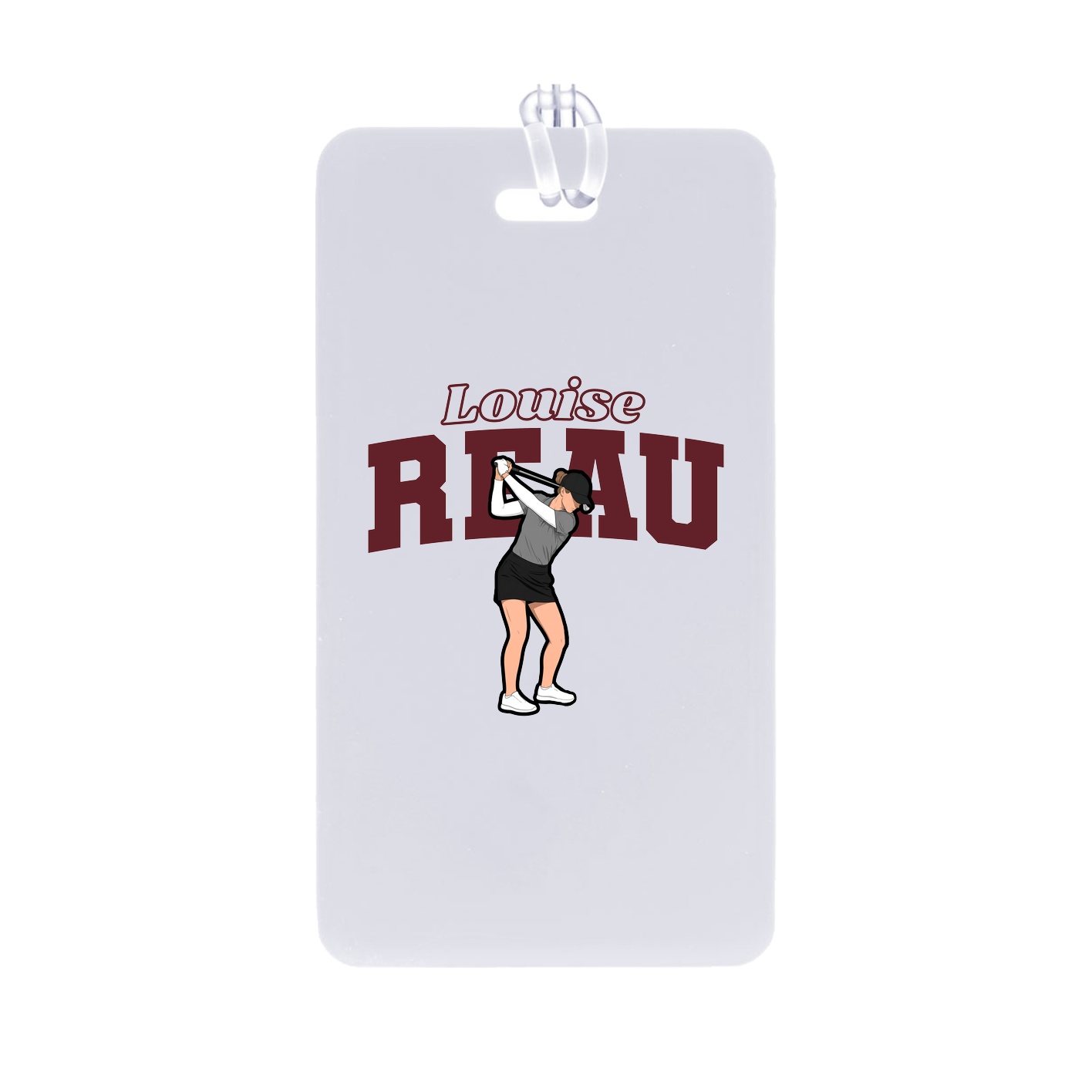 Bag Tag — Name Arch in Classic