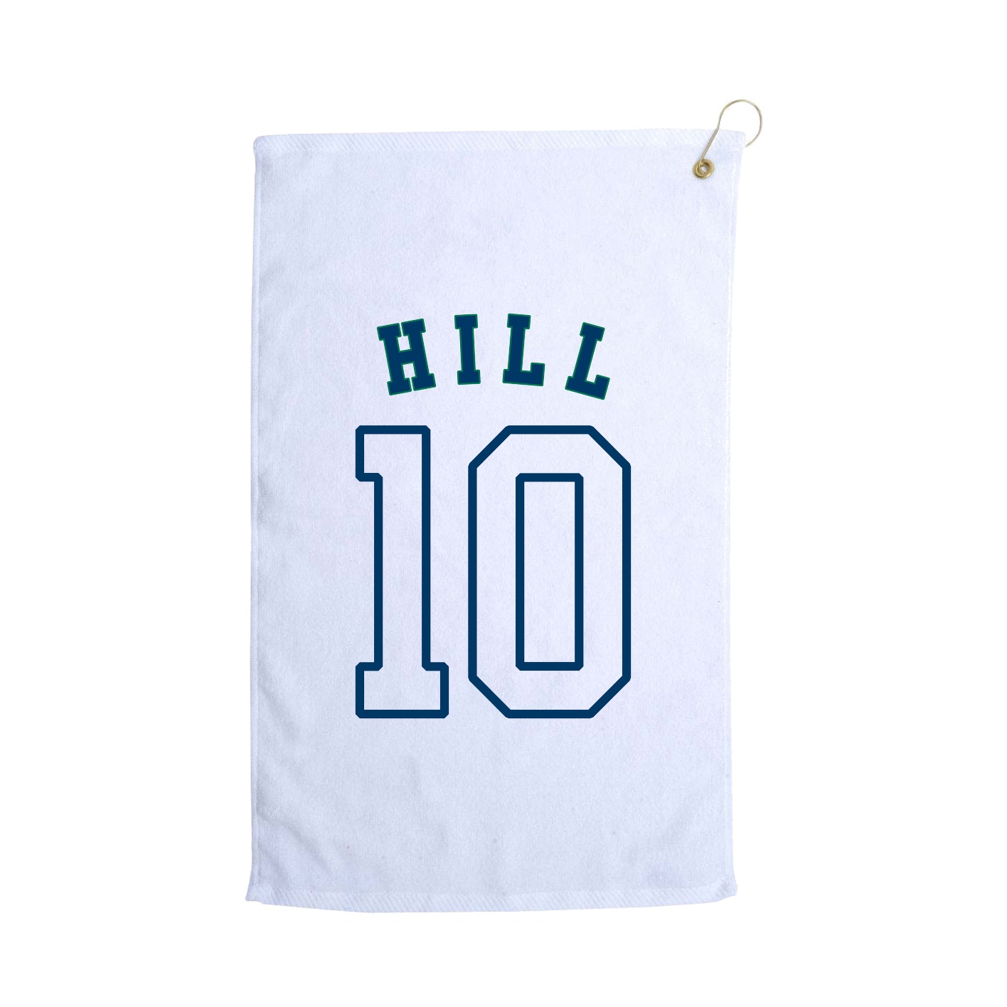 Golf Towel — Shirsey Arch in White