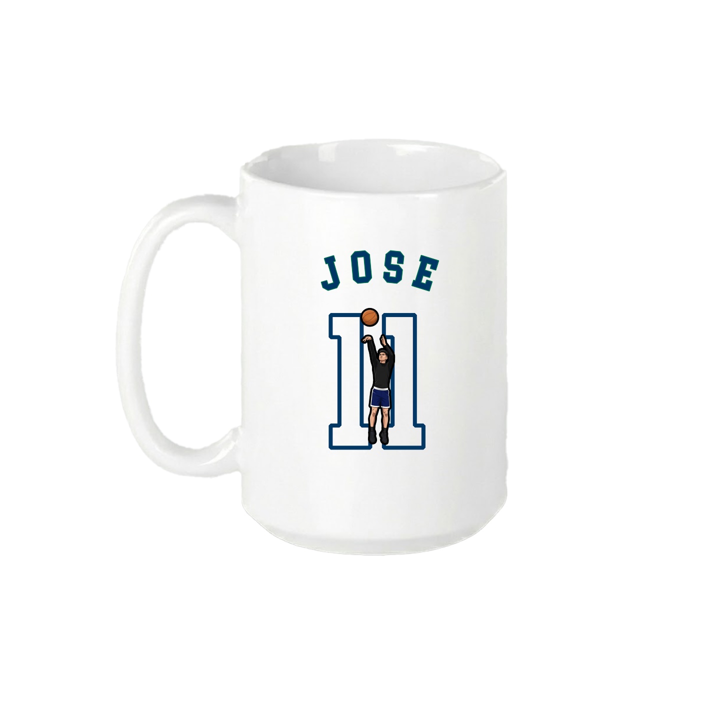 15oz Coffee Mug — Shirsey Arch in White