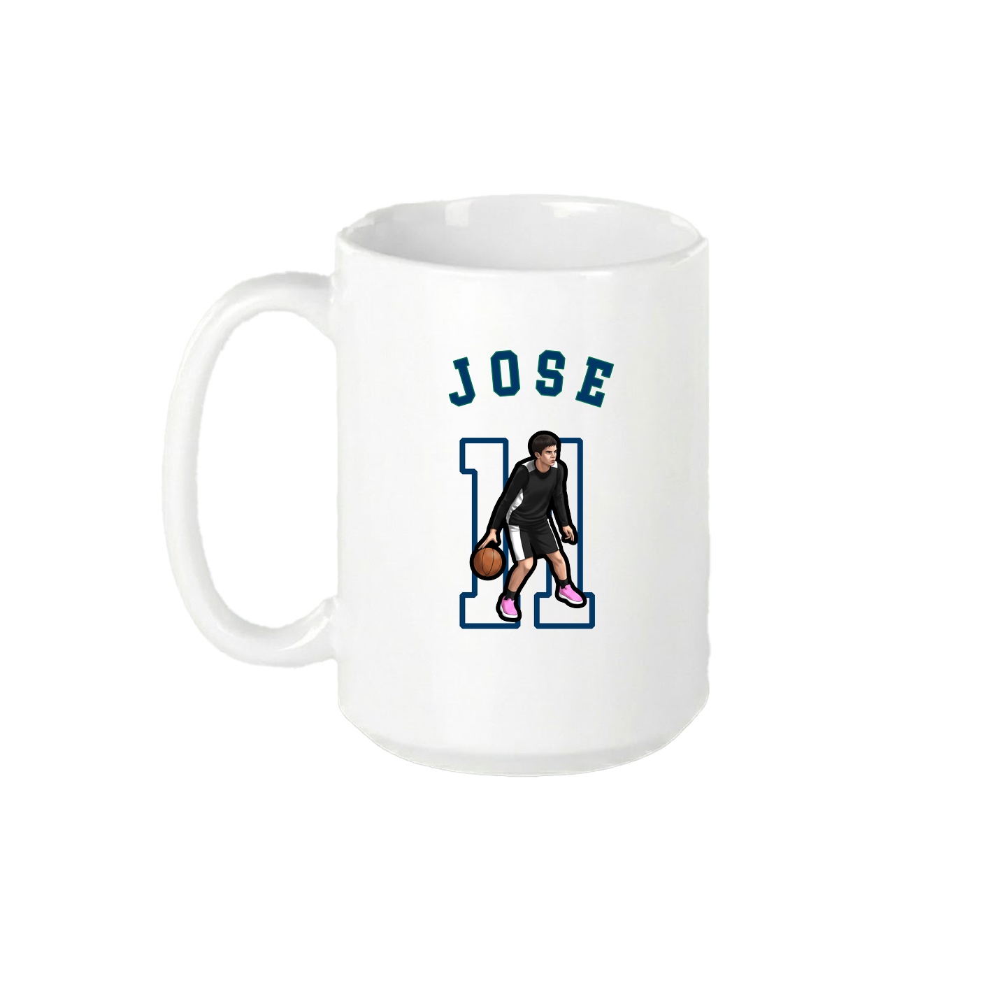 15oz Coffee Mug — Shirsey Arch in White