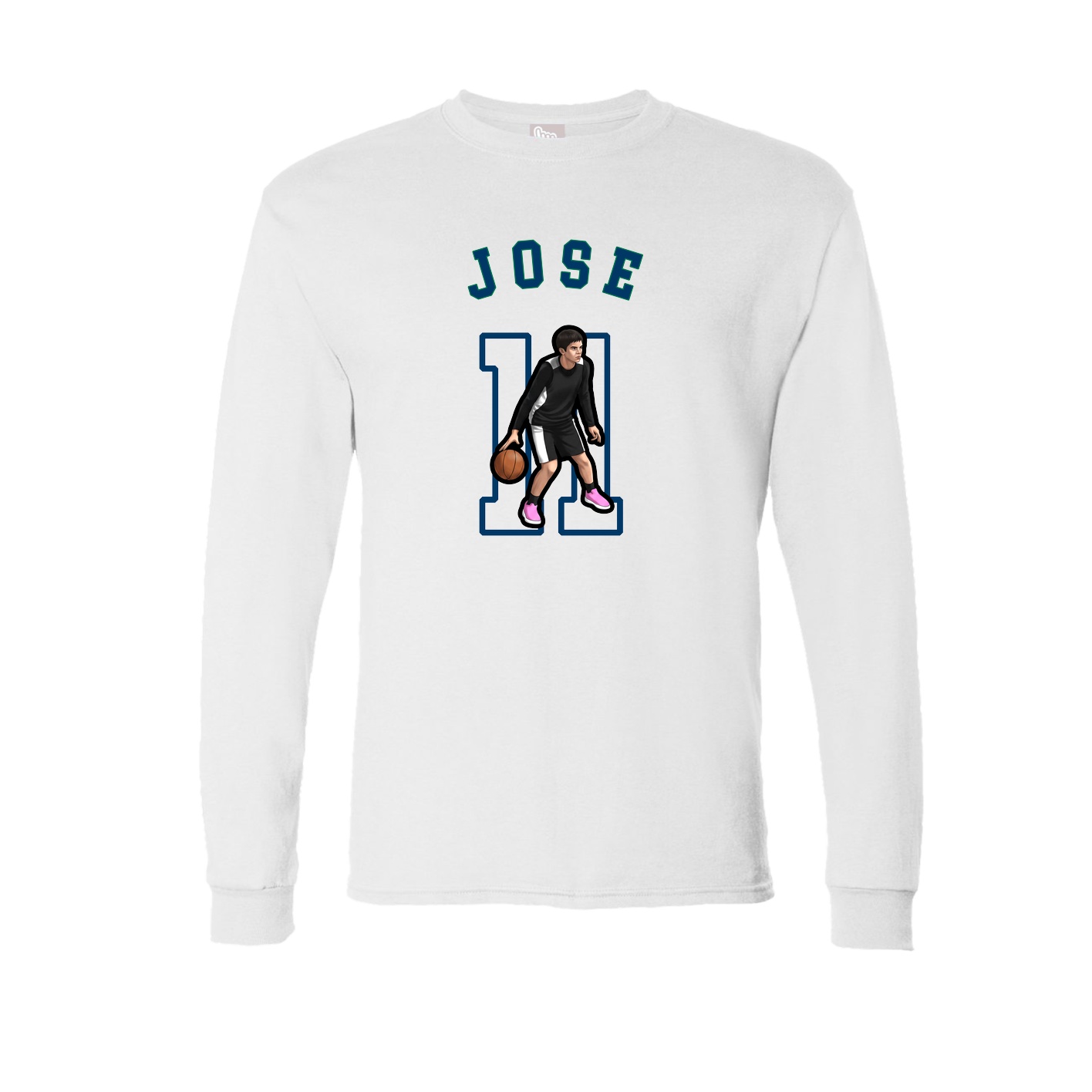 Long Sleeve Tee — Shirsey Arch in White