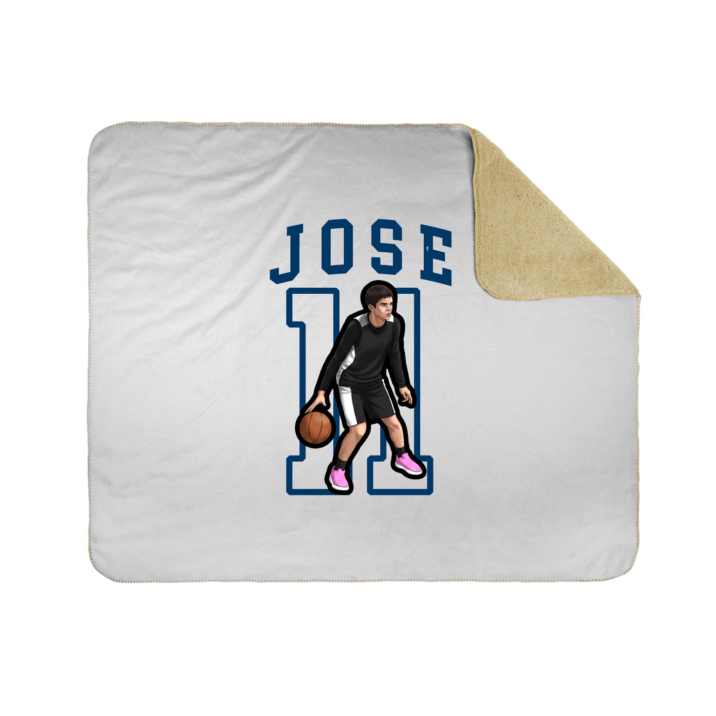 Throw Blanket — Shirsey in White