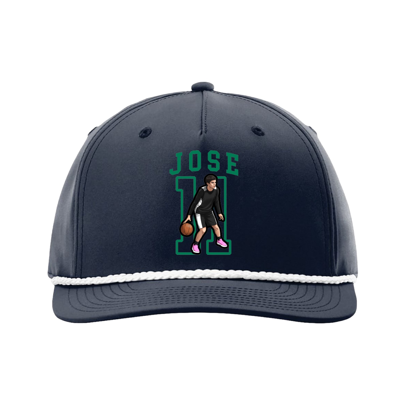 Five-Panel Classic Rope Cap — Shirsey in Navy