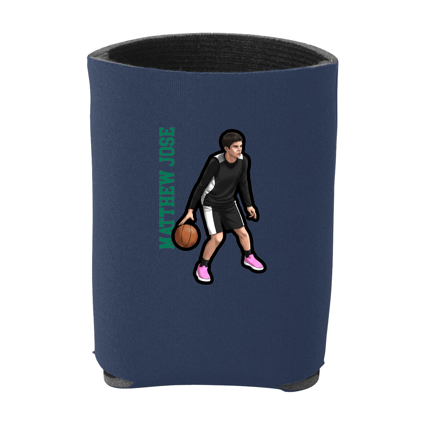Can Holder — Name Vertical in Navy