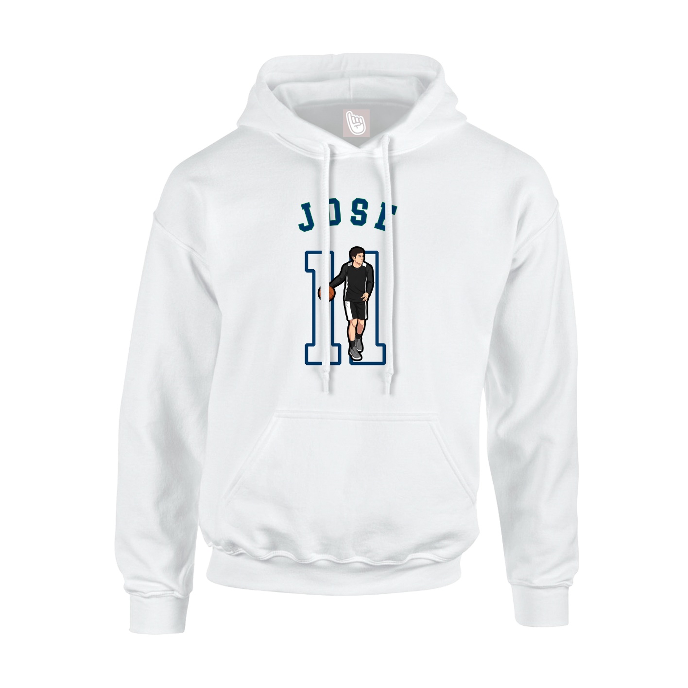 Youth Hoodie — Shirsey Arch in White