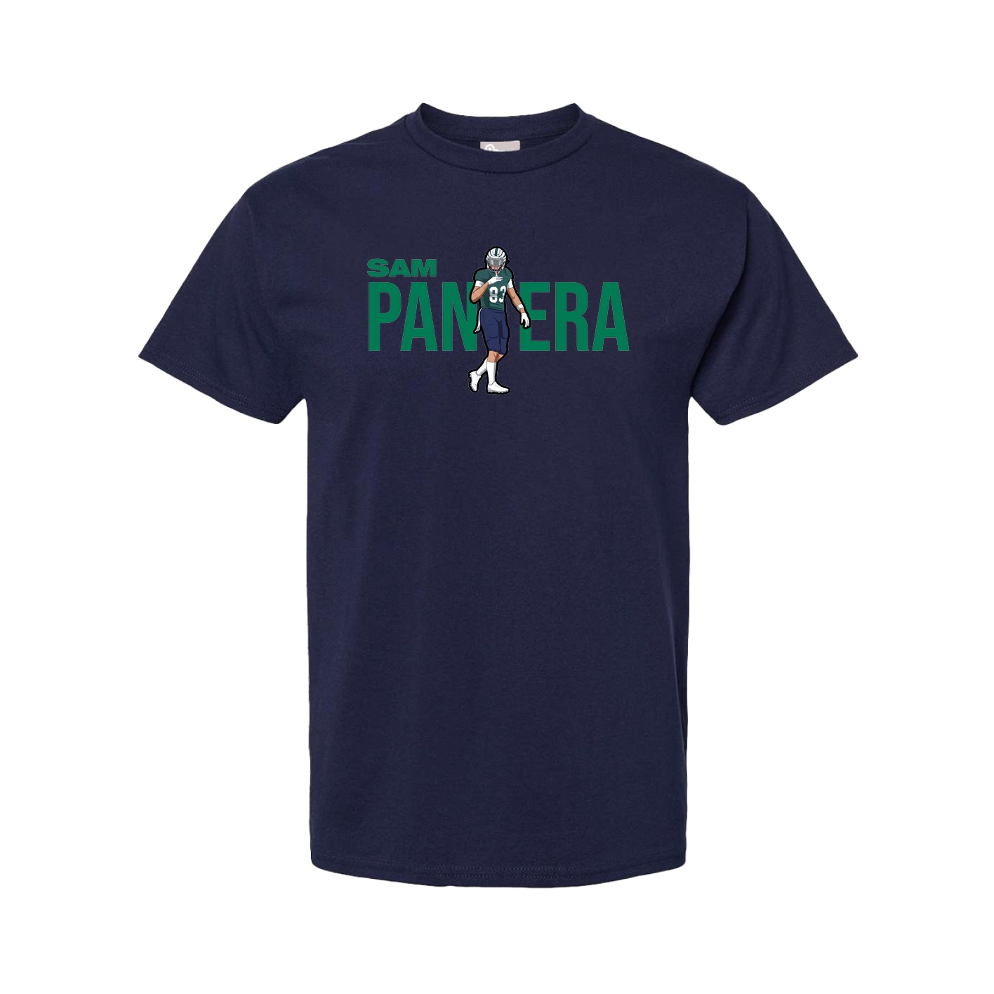 Youth Tee — Player Name in Navy