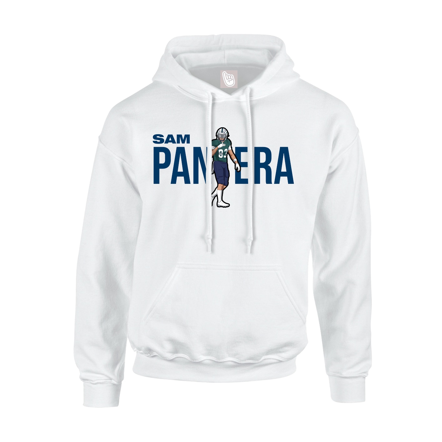Hoodie — Player Name in White