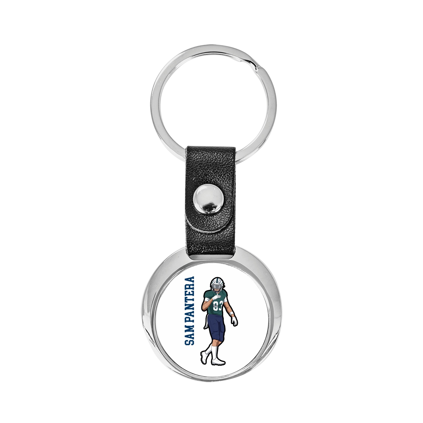 Key Chain — Name Vertical in Classic