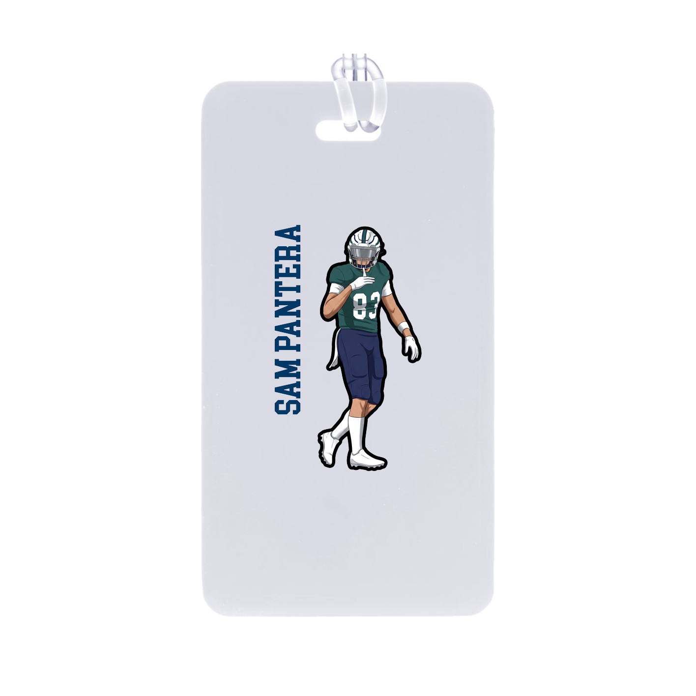 Bag Tag — Name Vertical in Classic