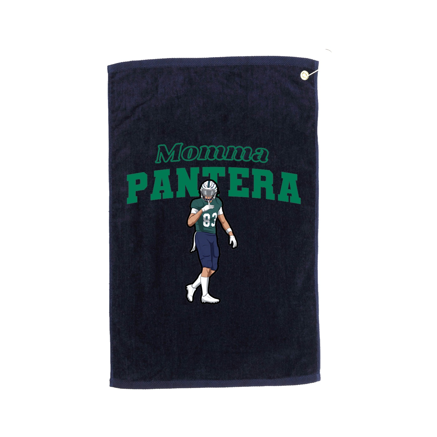 Golf Towel — Mothers Day Block in Navy