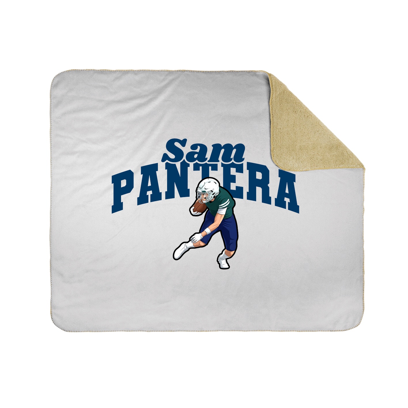 Throw Blanket — Signature Arch in White