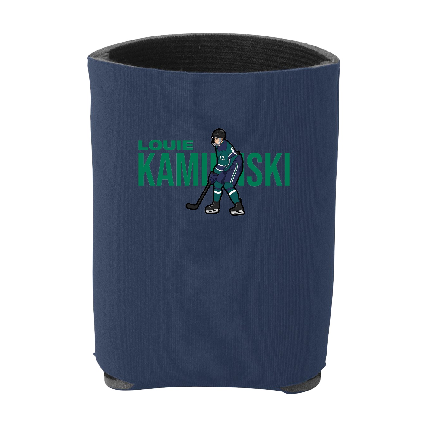 Can Holder — Player Name in Navy