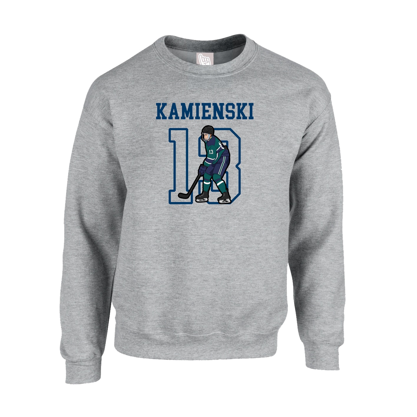 Fleece Crew — Shirsey in Grey
