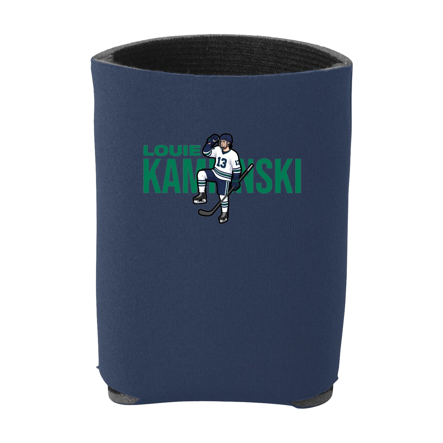 Can Holder — Player Name in Navy