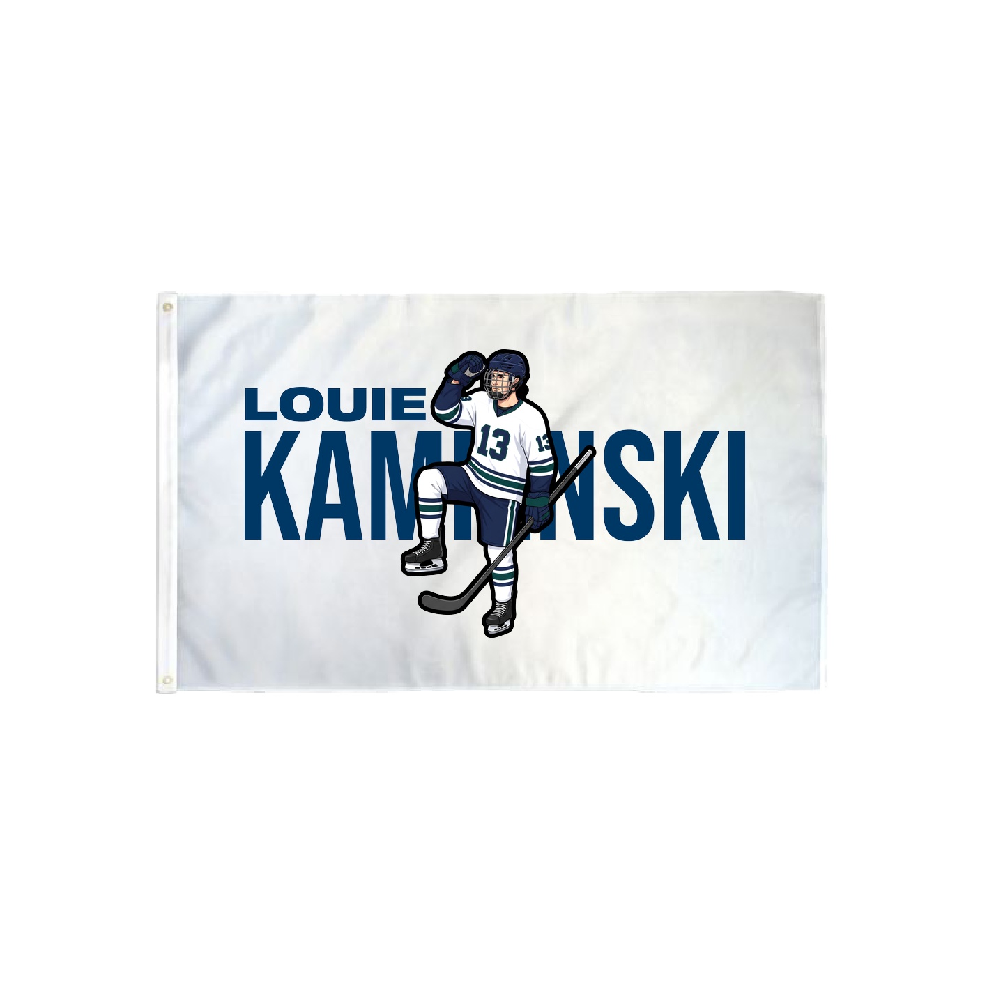 3x5 Flag — Player Name in Classic
