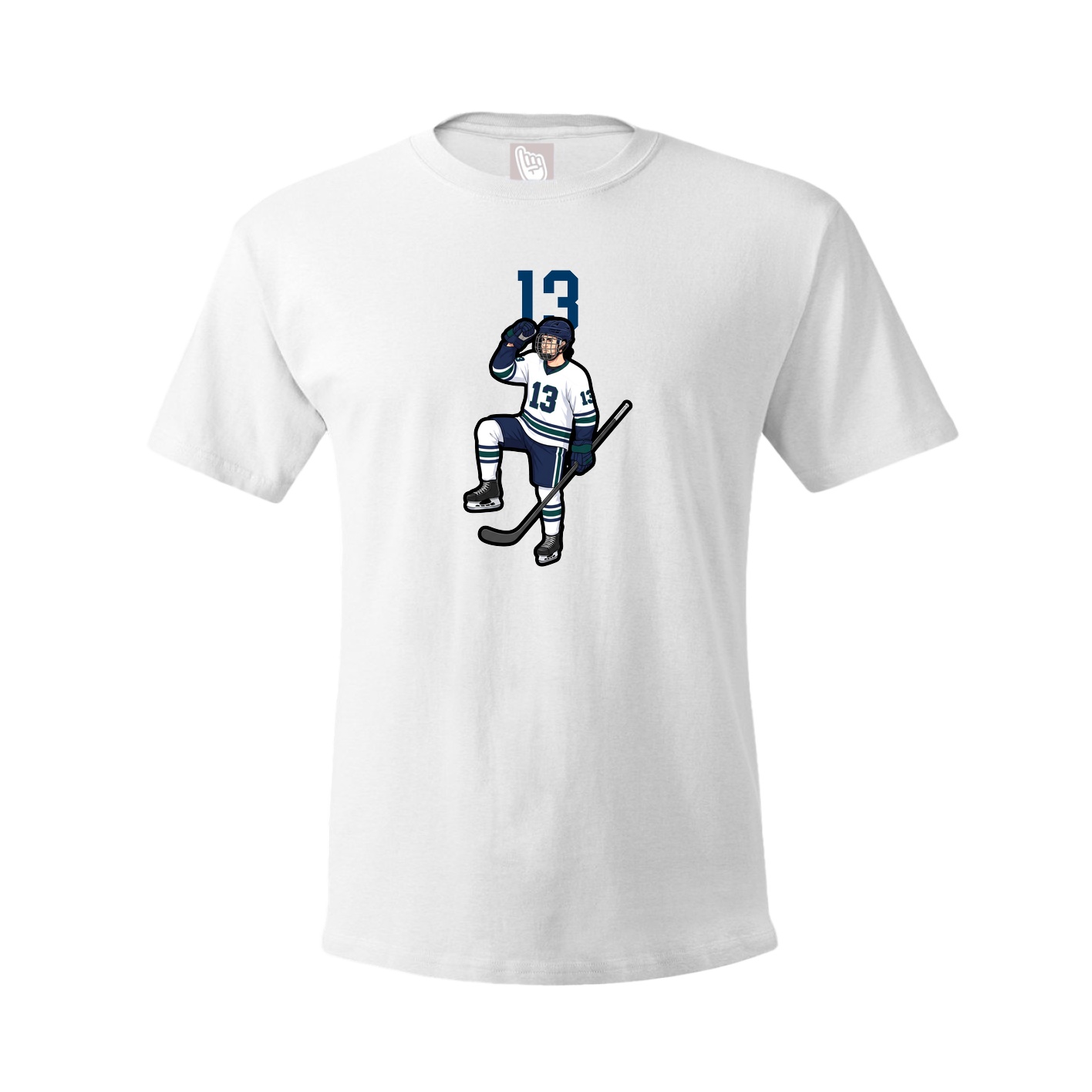 Tee — Number Top in White