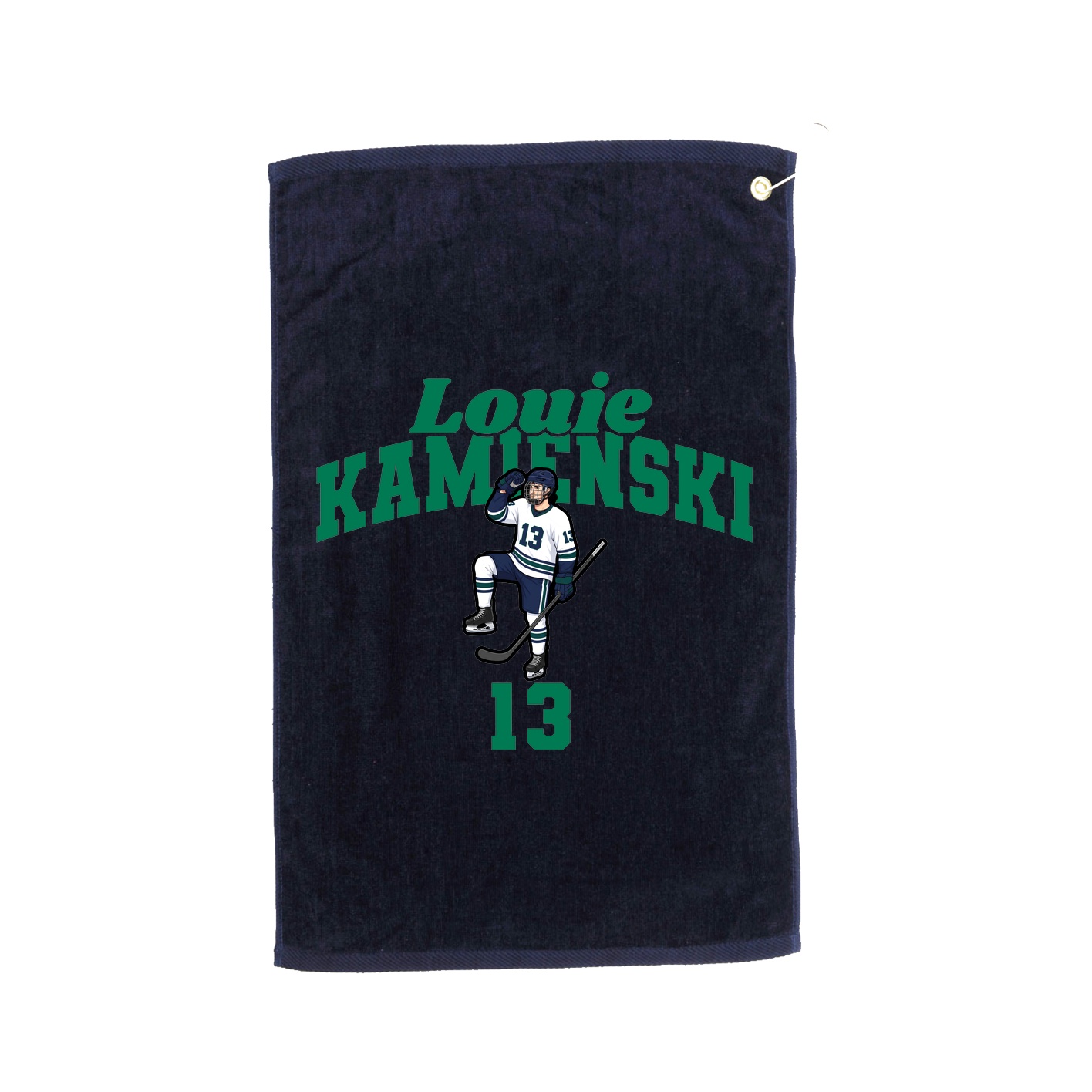 Golf Towel — Signature Arch in Navy