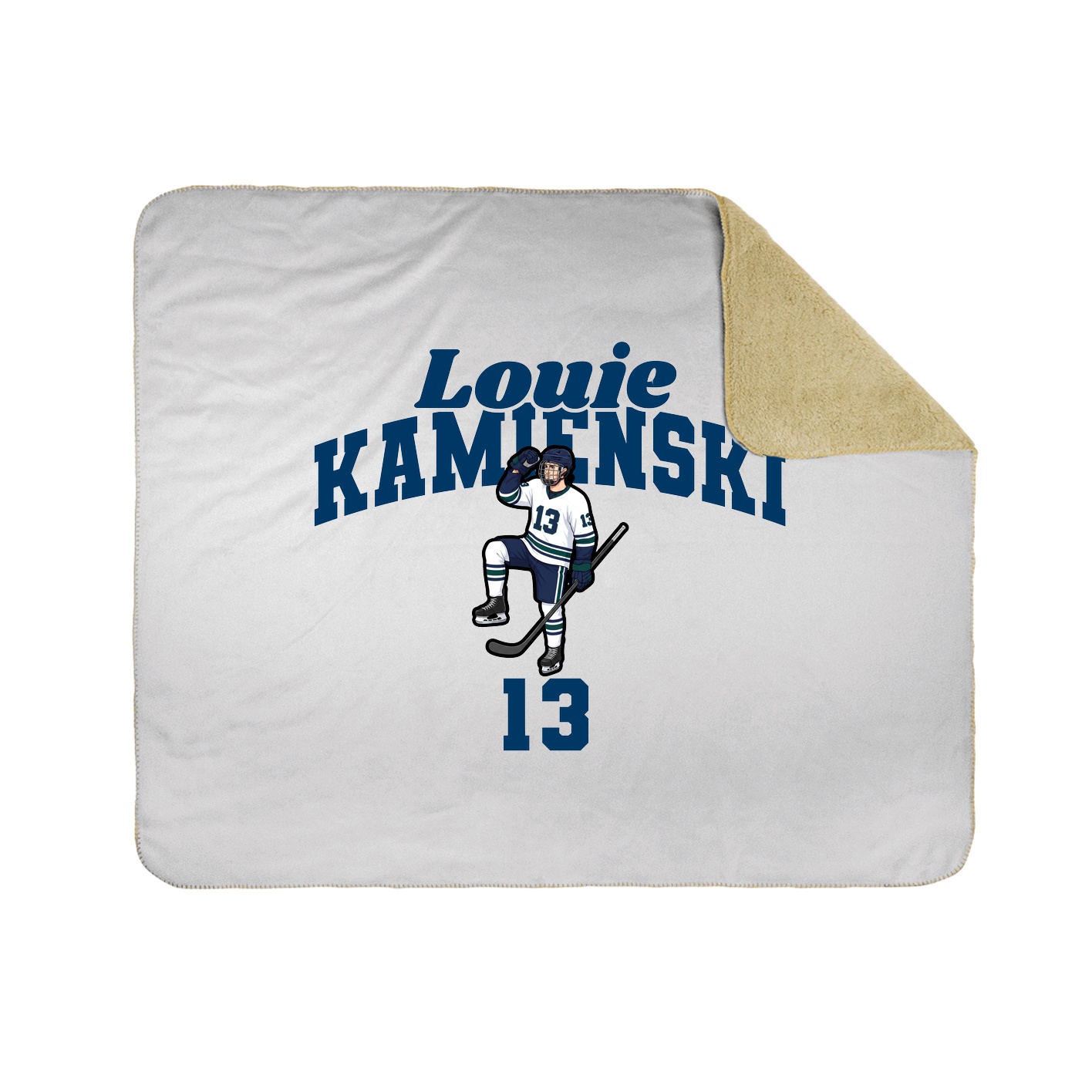 Throw Blanket — Signature Arch in White