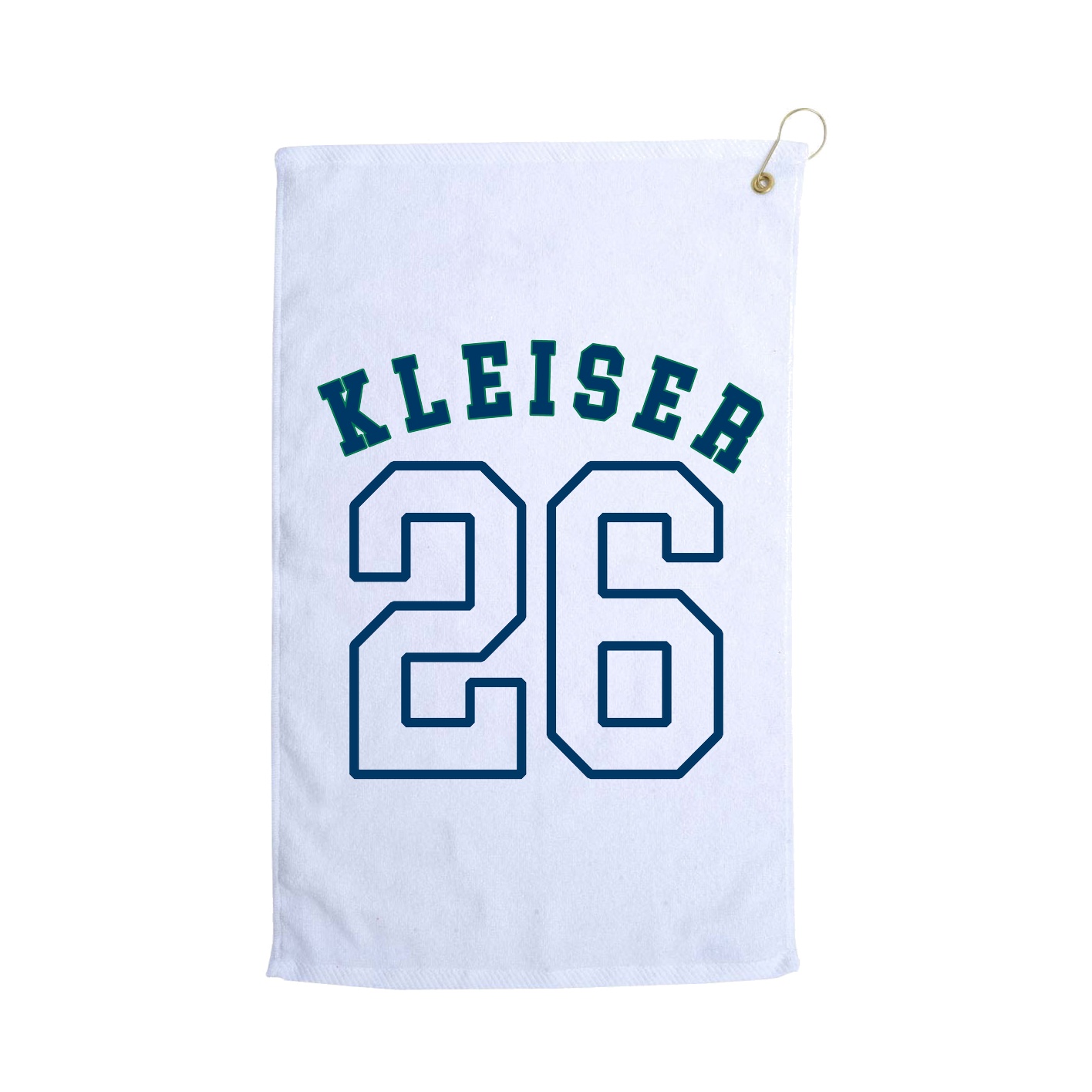 Golf Towel — Shirsey Arch in White