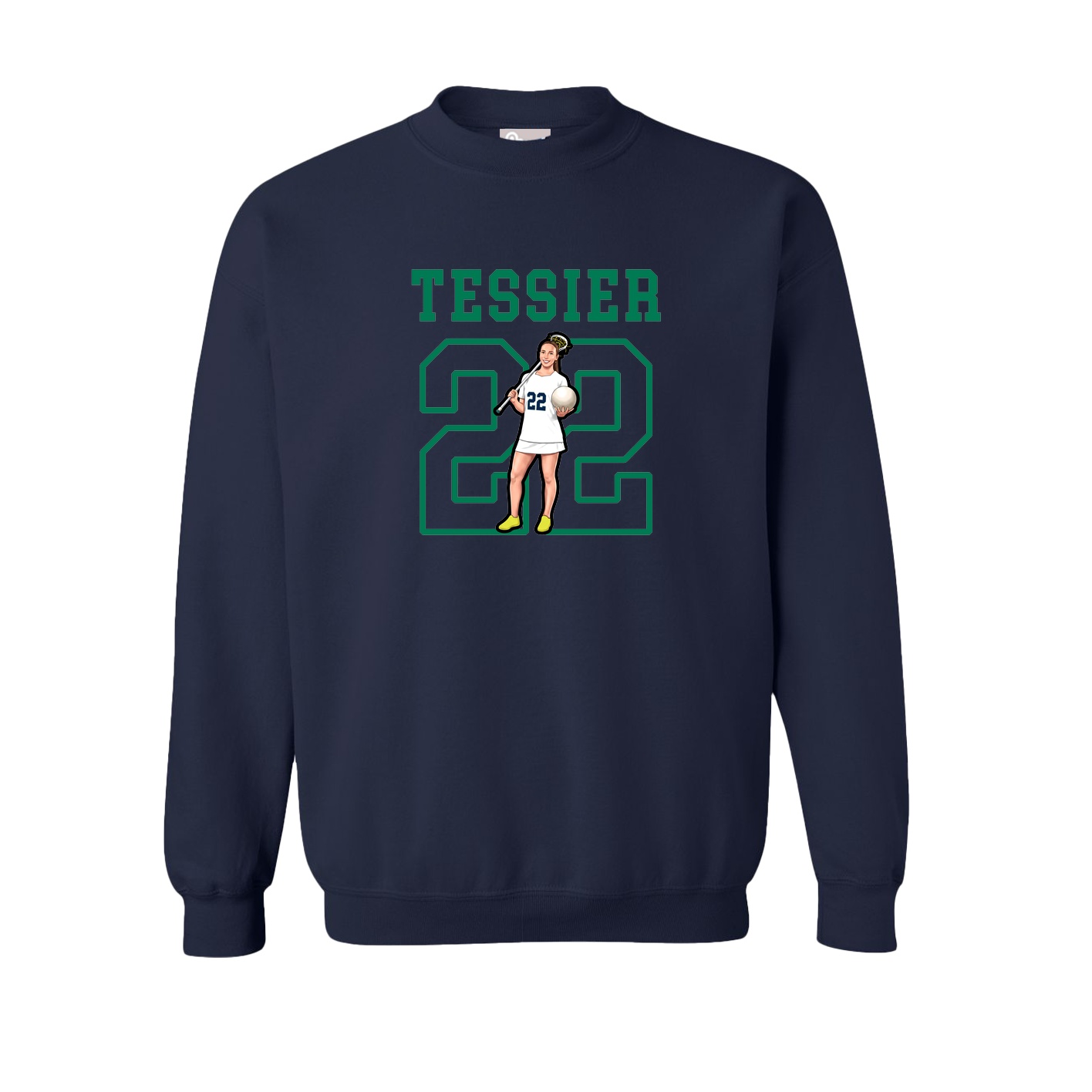 Fleece Crew — Shirsey in Navy