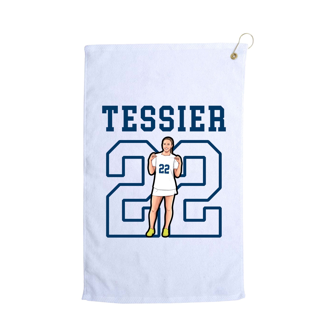 Golf Towel — Shirsey in White