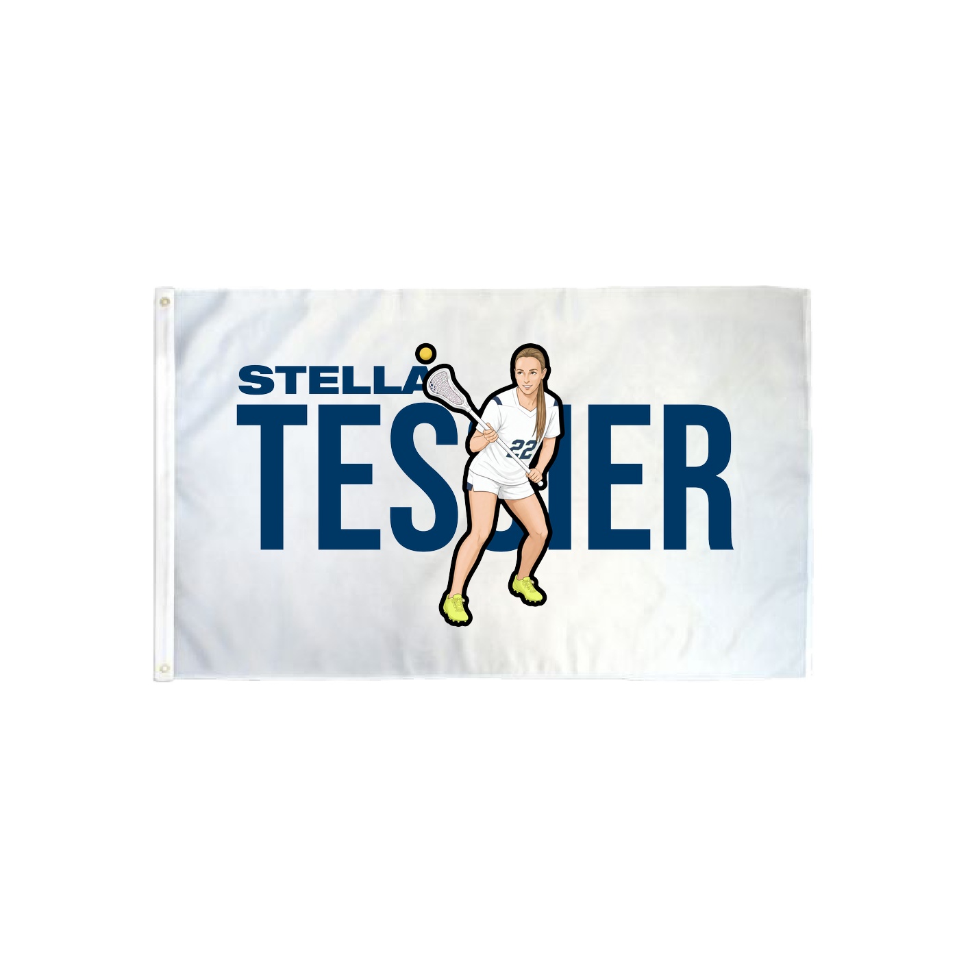 3x5 Flag — Player Name in Classic