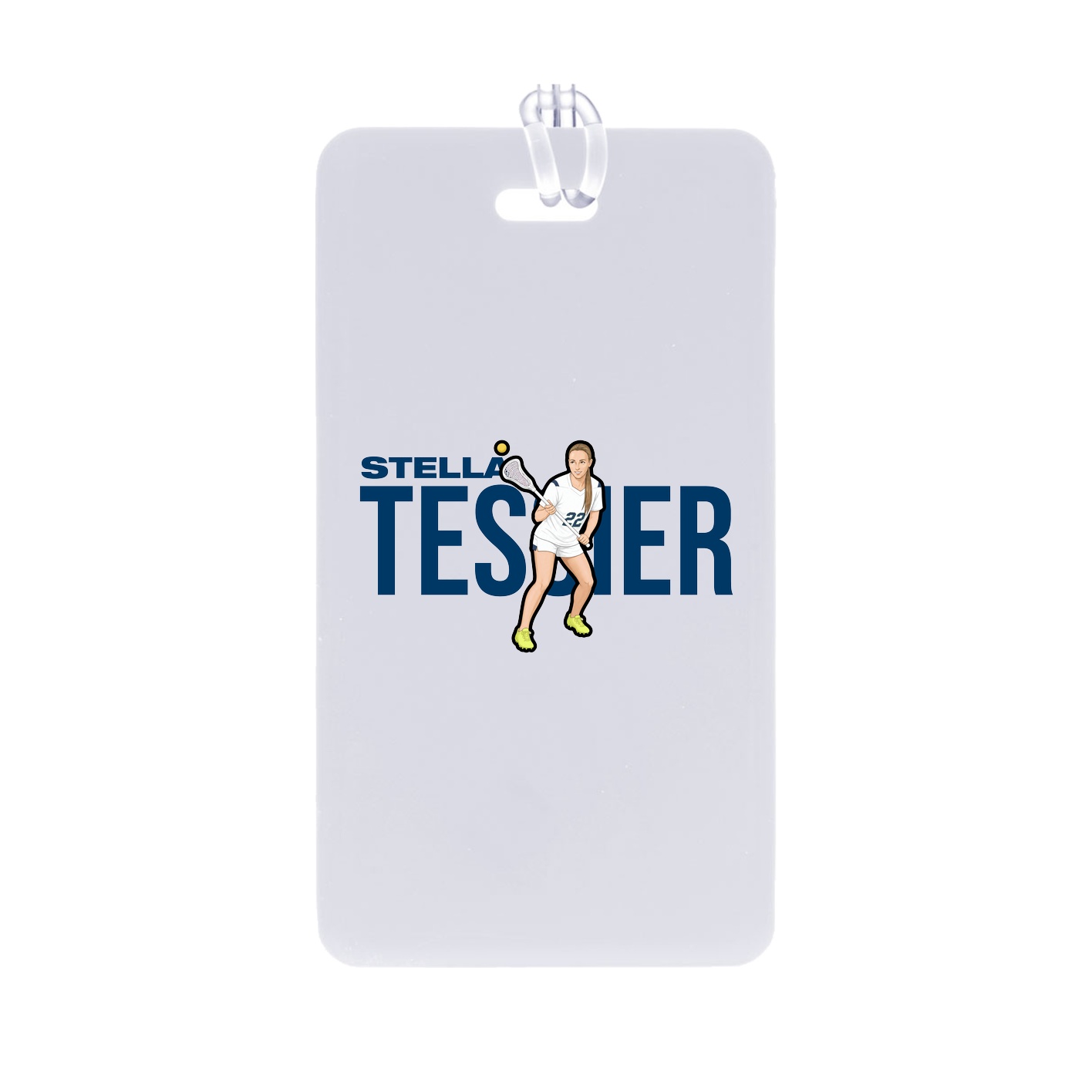 Bag Tag — Player Name in Classic
