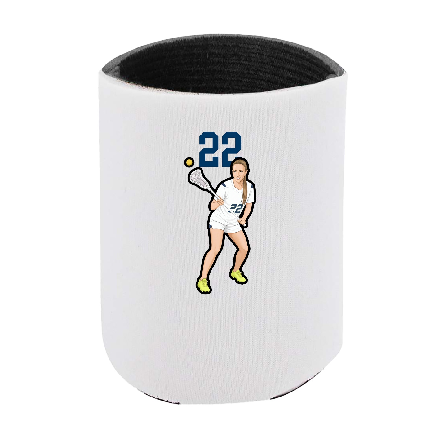 Can Holder — Number Top in White