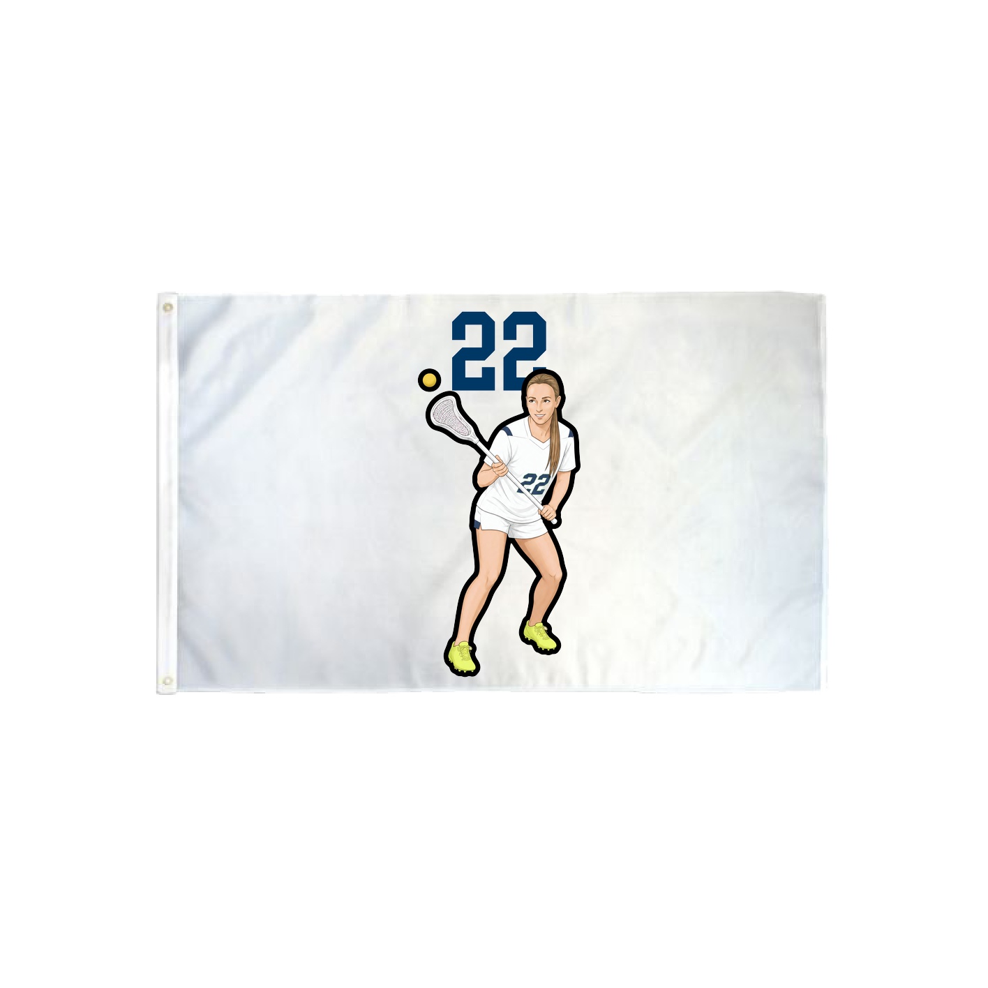 3x5 Flag — Number Top in Classic